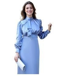 hellblaues Maxikleid von fashionshowcase