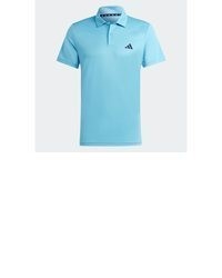hellblaues Polohemd von adidas Performance
