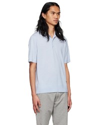 hellblaues Polohemd von Burberry