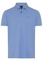 hellblaues Polohemd von Boss Green