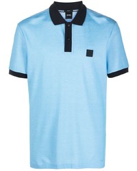 hellblaues Polohemd von BOSS