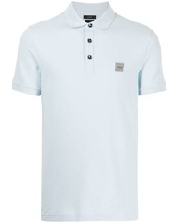 hellblaues Polohemd von BOSS