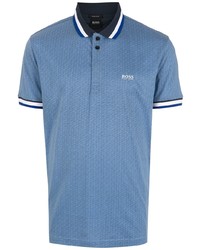 hellblaues Polohemd von BOSS