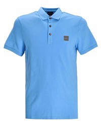 hellblaues Polohemd von BOSS