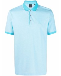 hellblaues Polohemd von BOSS