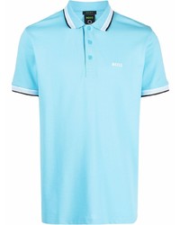 hellblaues Polohemd von BOSS