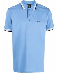 hellblaues Polohemd von BOSS