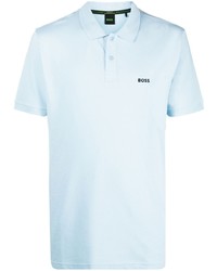 hellblaues Polohemd von BOSS