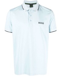 hellblaues Polohemd von BOSS