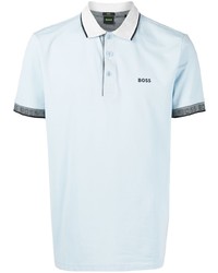 hellblaues Polohemd von BOSS