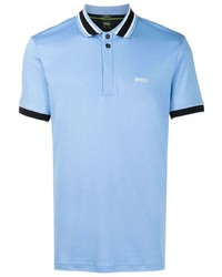 hellblaues Polohemd von BOSS