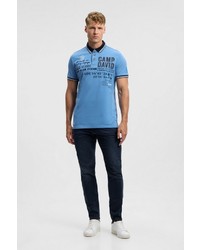 hellblaues Polohemd von Camp David
