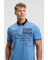 hellblaues Polohemd von Camp David