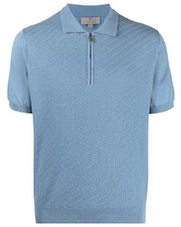 hellblaues Polohemd von Canali