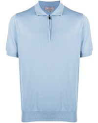 hellblaues Polohemd von Canali