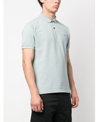 hellblaues Polohemd von Stone Island