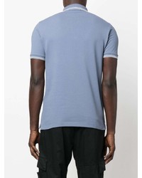 hellblaues Polohemd von Stone Island