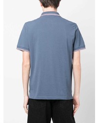 hellblaues Polohemd von Stone Island