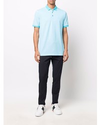 hellblaues Polohemd von BOSS