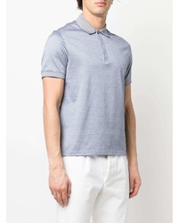 hellblaues Polohemd von Ermenegildo Zegna