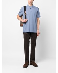 hellblaues Polohemd von Brioni