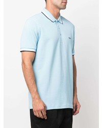 hellblaues Polohemd von BOSS