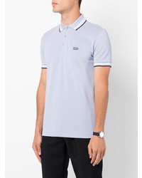 hellblaues Polohemd von BOSS