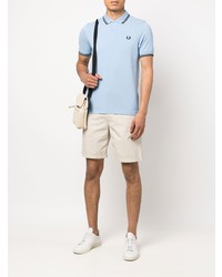 hellblaues Polohemd von Fred Perry