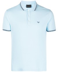 hellblaues Polohemd von Emporio Armani