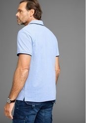 hellblaues Polohemd von H.I.S