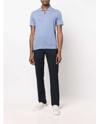 hellblaues Polohemd von Corneliani