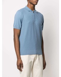 hellblaues Polohemd von Canali