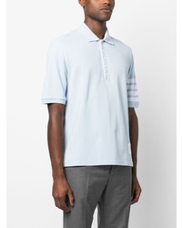 hellblaues Polohemd von Thom Browne