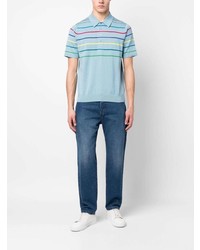 hellblaues Polohemd von PS Paul Smith