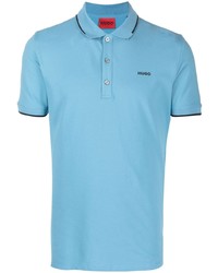 hellblaues Polohemd von Hugo