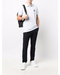 hellblaues Polohemd von Karl Lagerfeld