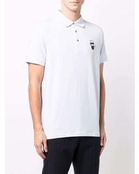 hellblaues Polohemd von Karl Lagerfeld