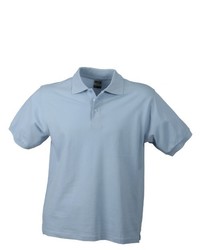 hellblaues Polohemd von James & Nicholson