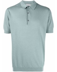 hellblaues Polohemd von John Smedley