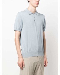 hellblaues Polohemd von Canali