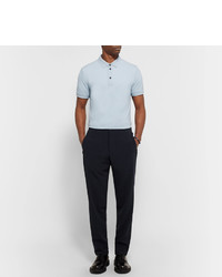 hellblaues Polohemd von Giorgio Armani