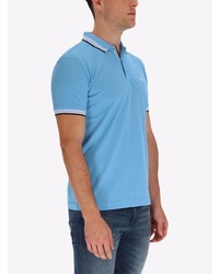 hellblaues Polohemd von BOSS