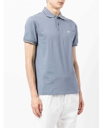 hellblaues Polohemd von Emporio Armani