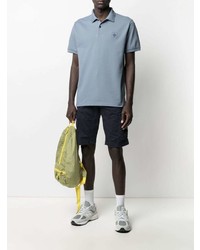 hellblaues Polohemd von Stone Island