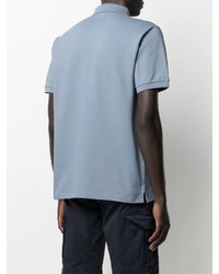 hellblaues Polohemd von Stone Island