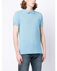 hellblaues Polohemd von PS Paul Smith