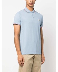 hellblaues Polohemd von Moncler