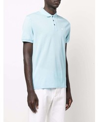 hellblaues Polohemd von Emporio Armani