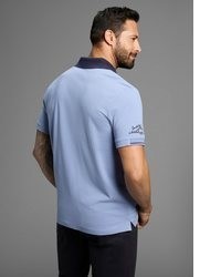 hellblaues Polohemd von mans world