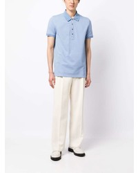 hellblaues Polohemd von Balmain